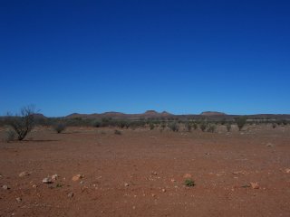 Meteorite craters from a distance.