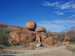 Devil's Marbles up close.